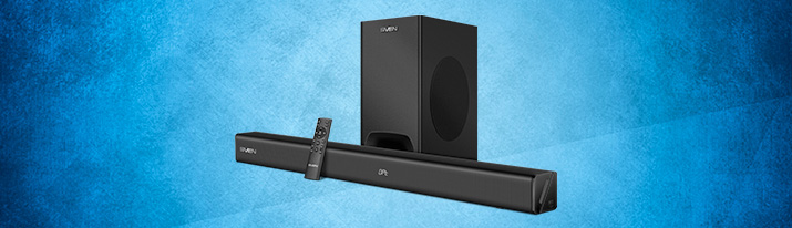 SVEN SB-2400DD soundbar with wireless subwoofer — a hassle-free home theater
